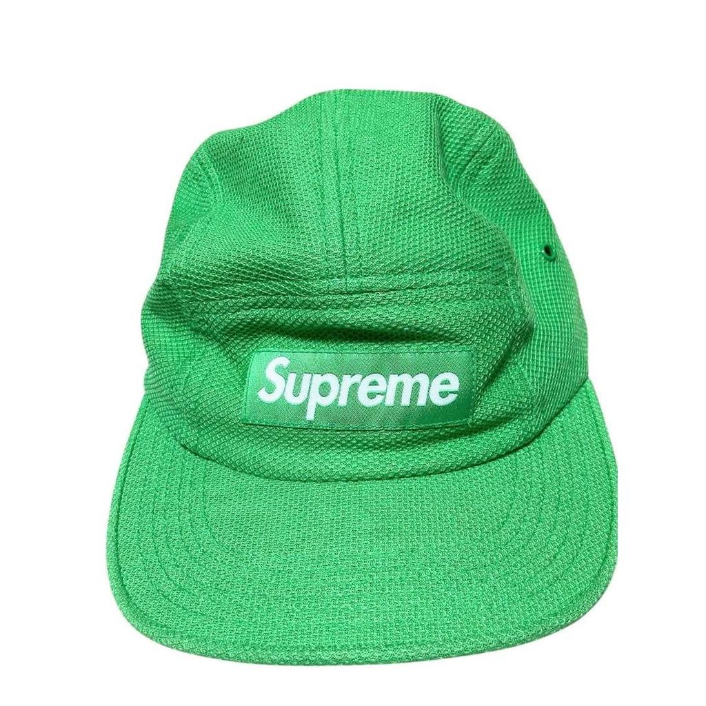 Б/у кепка Supreme Pique Knit Camp Cap Зеленая 2015ss