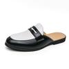 Casual Men's Half Slippers Fashionable British Design Styles Daily Street Walking Trend Party Adult Breathable Plus Size Shoes