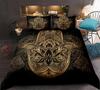 Hamsa Hand Bedding Set Boho Mandala Duvet Cover Set Black Gold Bohemia Bed Set Fatima Hand Bed Linen Lucky Hand Quilt Cover