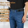 1/2PCS New Unisex Buckleless Belt Hook Waist Buckle Adjustable Elastic Waist Belt Comfortable Metal Hook