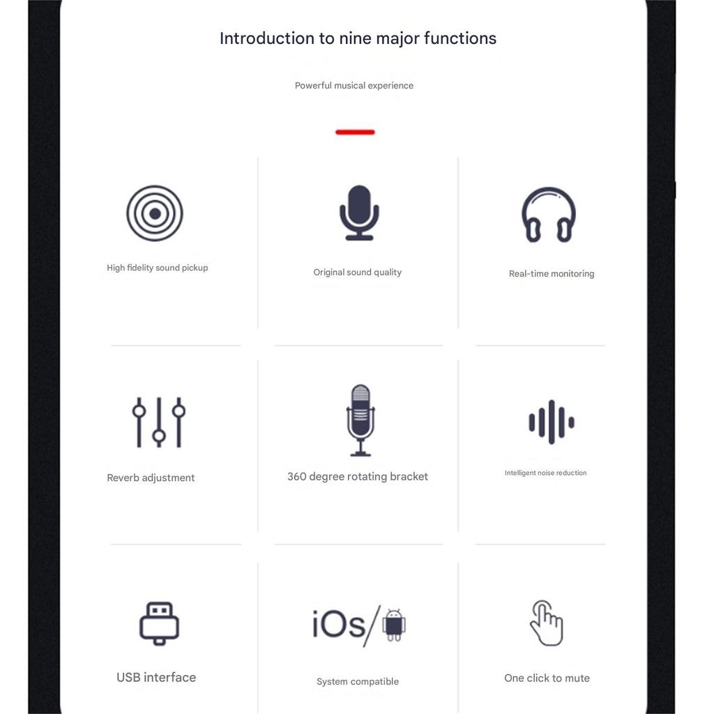 USB-конденсаторный микрофон для компьютерных игр, киберспортивный микрофон для шумоподавления, мобильный телефон, микрофон для записи и дубляжа, живой микрофон