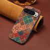 For Google Pixel 10 Pro XL Case Flower Print PU Leather+PC+TPU Phone Cover