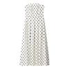 New Product Women's Clothes French Style Sweet and Spicy Style Tight Waist Slim Looking Polka Dot Print Mid Length Long Length A- line Tube Top Dress