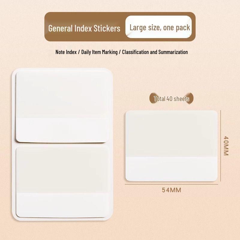 Белые прозрачные стикеры-фотокарточки для айдолов, стикеры-заметки и простые стикеры-закладки для учебы