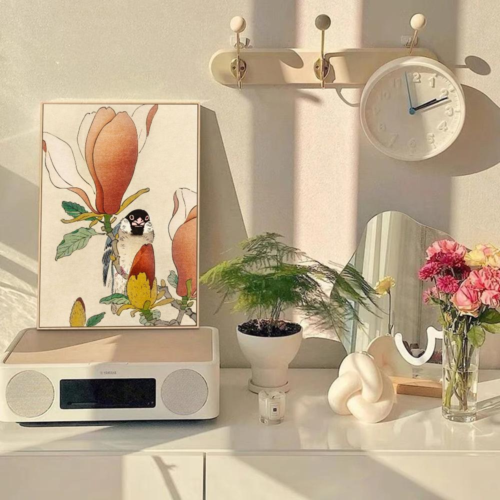 1 шт. Хокусай О-Охара К-Косон японский стиль искусства самоклеящийся художественный постер водонепроницаемая бумажная наклейка для кофейни бара настенный декор