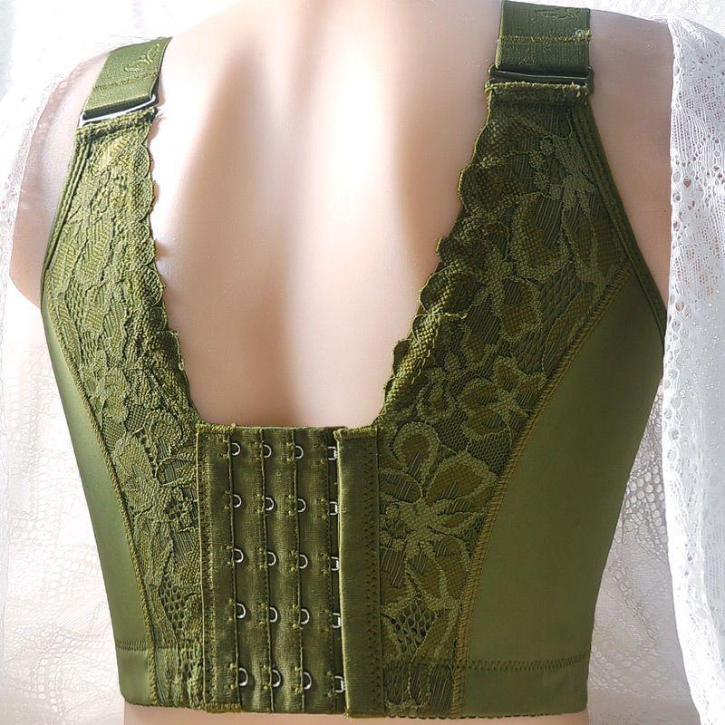 Женское нижнее белье, тонкий бюстгальтер с боковой втяжкой и сбором молока, регулируемый тип