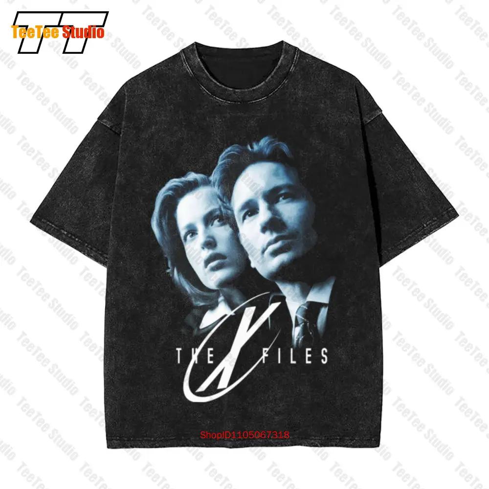 X Files Team Sculder Men'S Tv Fox Mulder Dana Scully Fbi Special Agents Vintage Oversized T-Shirt GTM9