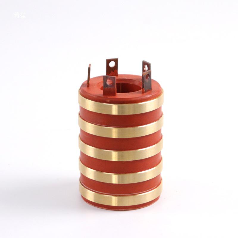 Multi-Channel Hollow Shaft Slip Ring for Rotating Motor Equipment
