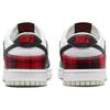 Nike Кроссовки унисекс в клетку в клетку Dunk Low Premium Белый Университет-Красный Черный DV0827-100
