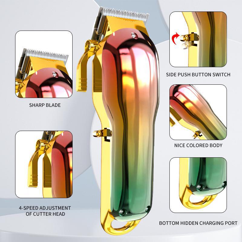 High-Power Multi-Color Electric Hair Clipper and Grooming Tool
