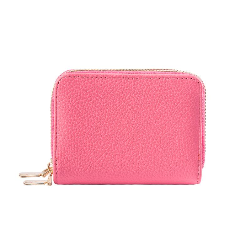 Двухслойная женская сумка для документов на молнии, многофункциональная и с несколькими отделениями для удостоверения личности