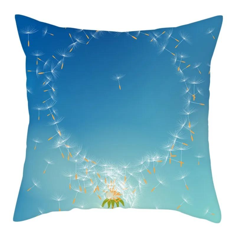 Наволочка с принтом одуванчика Гостиная Офис Дом Наволочка Автомобильные украшения