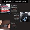Leather car seat back storage bag