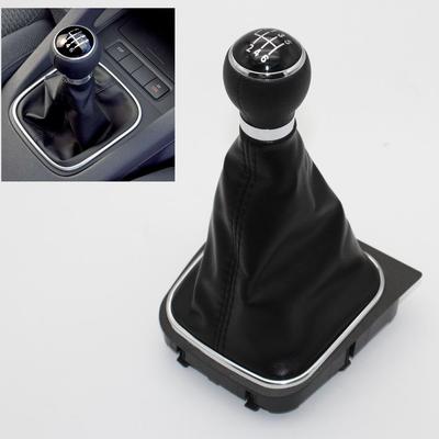 Для VW EOS 2009 2010 2011 2012 2013 Авто Стайлинг 6-ступенчатая Ручка Переключения Передач Автомобиля С Кожаным Чехлом