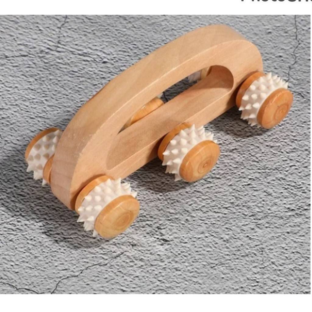 Wooden Massage Roller Muscle Relax Pain Relief Body Back Leg Foot Shoulder Neck Tool Spa Helth Care Tools Gua Sha