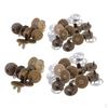 20 Sets Clasp Snaps Magnet Button Sewing Craft 14mm 18mm Bronze