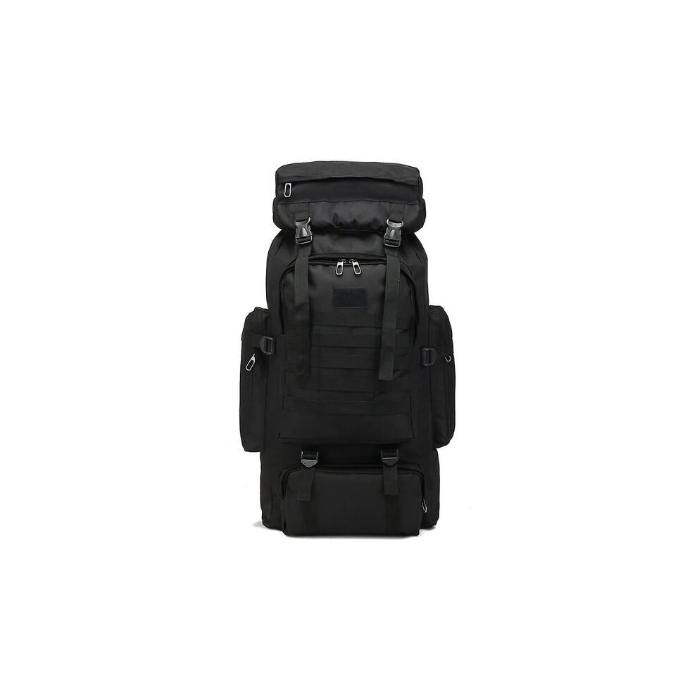 Tactical Backpack 80L Waterproof for Outdoor Camping Hiking Trekking with Removable Molle Pouches and Adjustable Straps