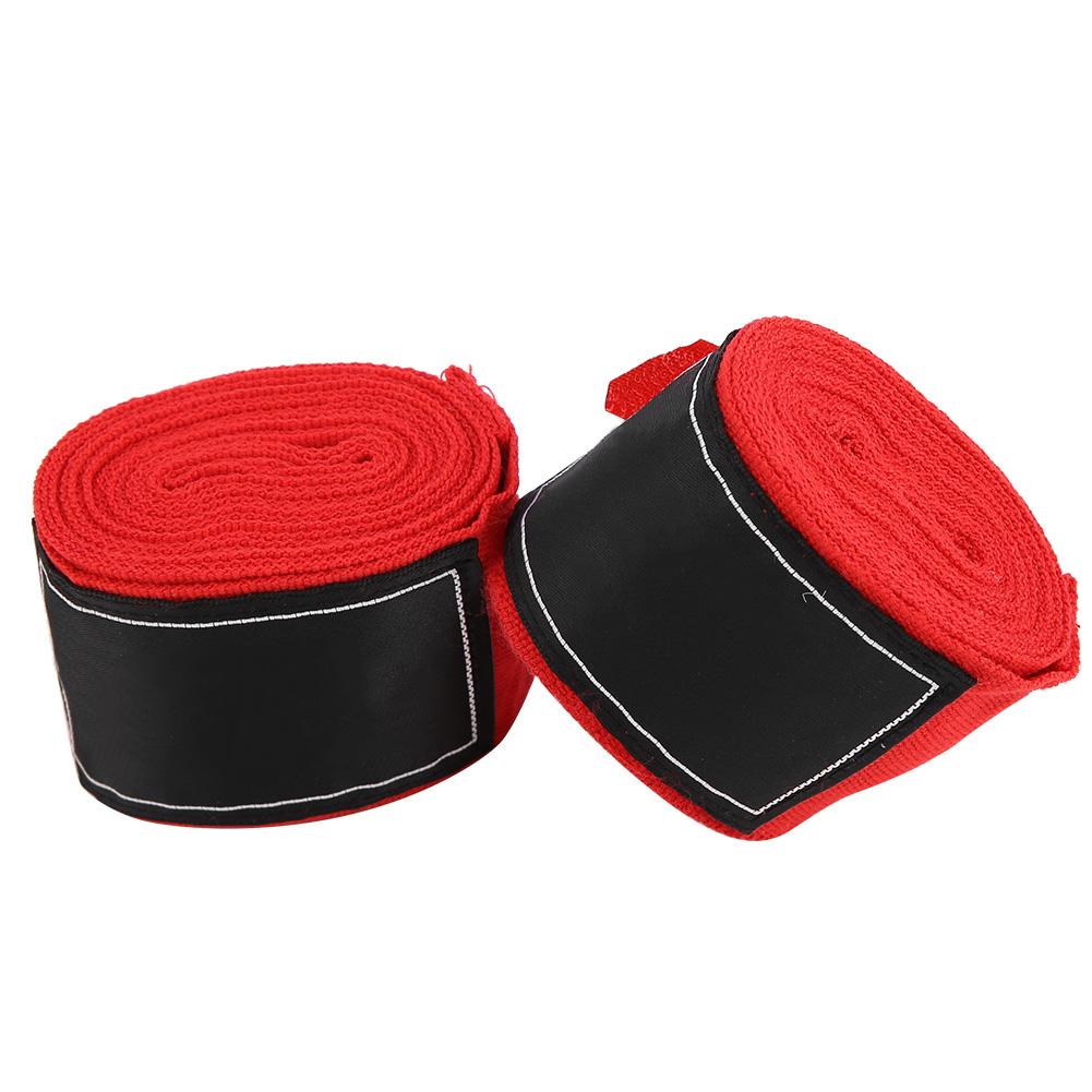 2Pcs 2.5m Elastic Strap Boxing Sanda Muay Thai MMA Taekwondo Bandage Hand Wraps