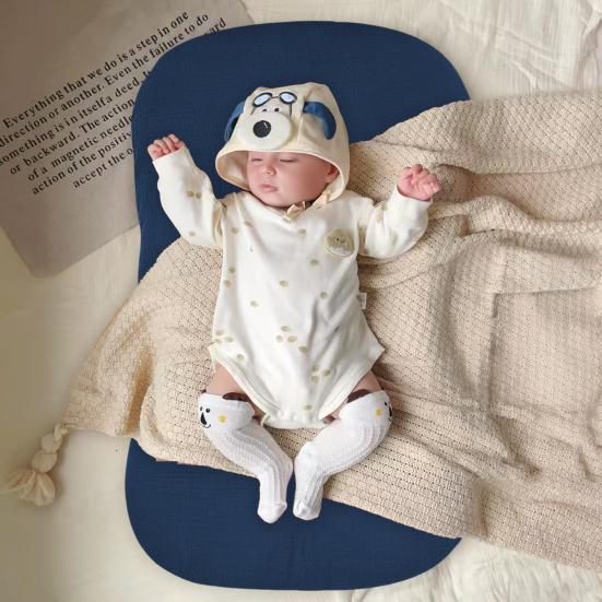 Детский шезлонг Легкий детский шезлонг со съемным чехлом Детское гнездо-шезлонг для новорожденных Время на животике Дом Кровать Диван