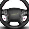 Carbon Fiber Car Steering Wheel Button Frame Trim For - Mitsubishi Pajero Sport Montero Sport L200 Triton