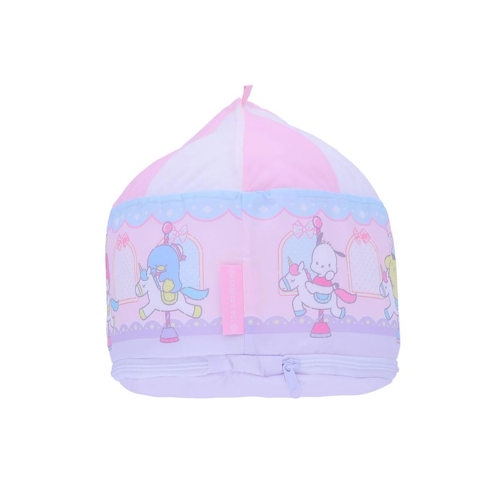 Marushin Sanrio Characters Blanket with Cute and Made with Mitt Stylish Winter Product 3805002300 Merry-Go-Round Pouch, Fluffy, Fabric, Item, Number