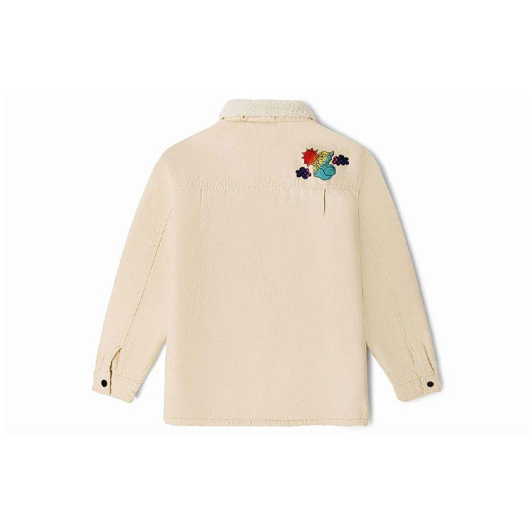 Vans Cultivate Care Fun Print Fleece Lined Multi Pocket Work Jacket Women Jackets Off-White VN0A5LK67VJ