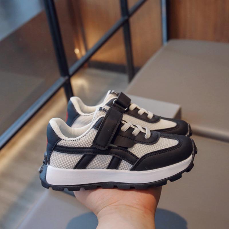 Корейские весенне-осенние новые универсальные кроссовки в западном стиле для мальчиков и девочек с мягкой подошвой и износостойкостью