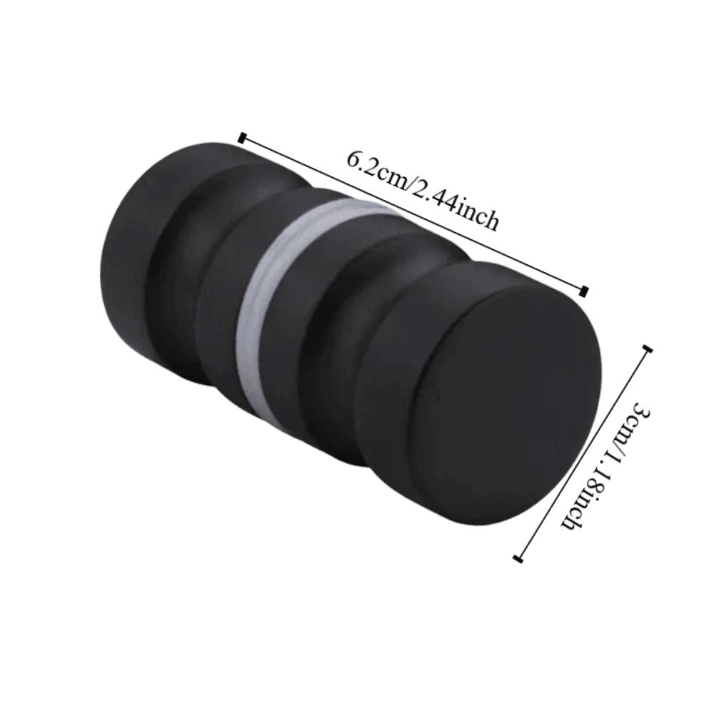 Прочный съемник ручек дверей из нержавеющей стали Ручка для стеклянной двери душа (пара, устанавливается с обеих сторон) Дом