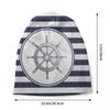 Navy Blue Nautical Wheel Anchor Skullies Beanies Caps Unisex Women Unisex Fashion Winter Warm Knitting Hat Adult Bonnet Hats