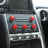 Для Nissan GTR R35 2008-2016 алюминиевый сплав красный автомобильный кондиционер ручка громкости крышка декоративное кольцо наклейки автомобиль