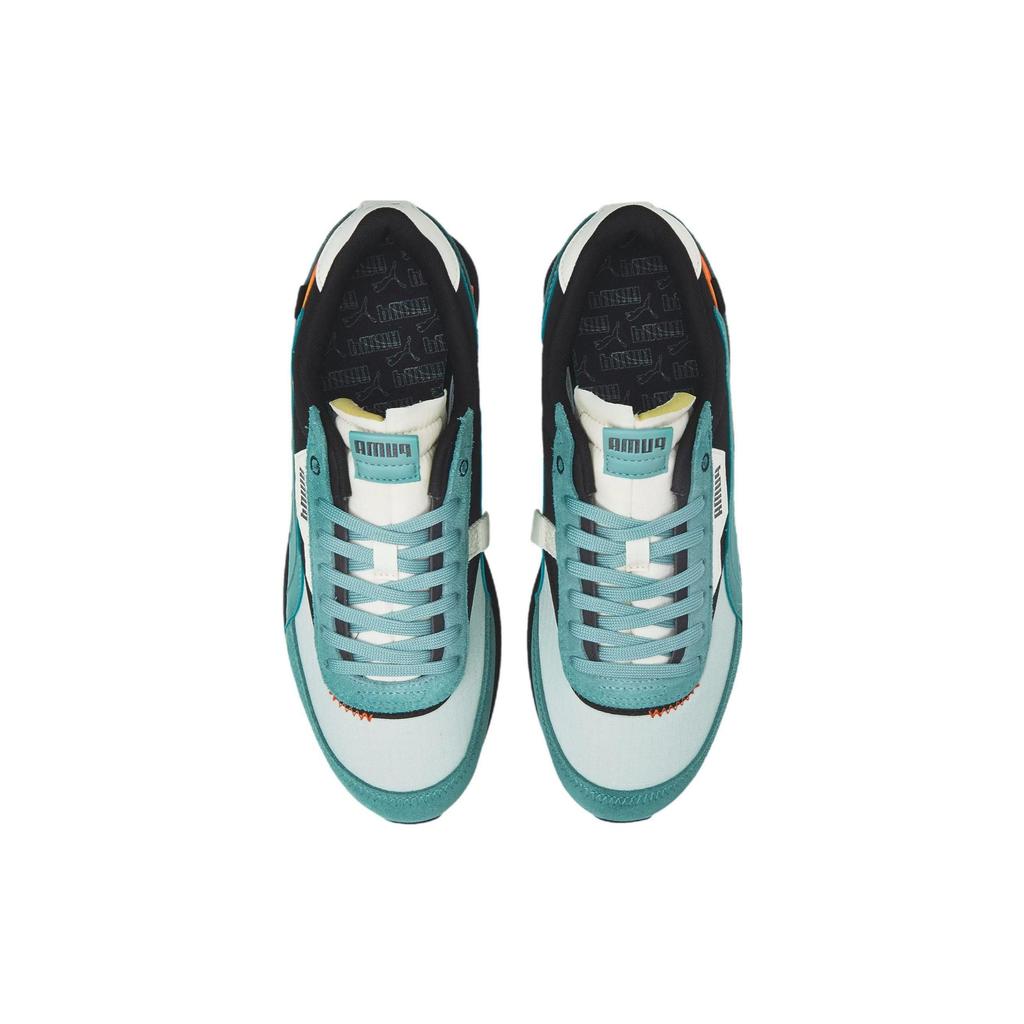 Puma Future Rider Смещенная Ткань Кожа Синтетическая Кожа Нейлон Замша Удобные Универсальные Низкие Повседневные Кроссовки Унисекс 383148-04