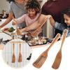 2-Piece Natural Komu Cooking Utensils Set,kitchen Utensils Set , Wooden Cooking Utensils,wooden Spoons For Cooking,Comfort Grip Cooking Spoon Rice