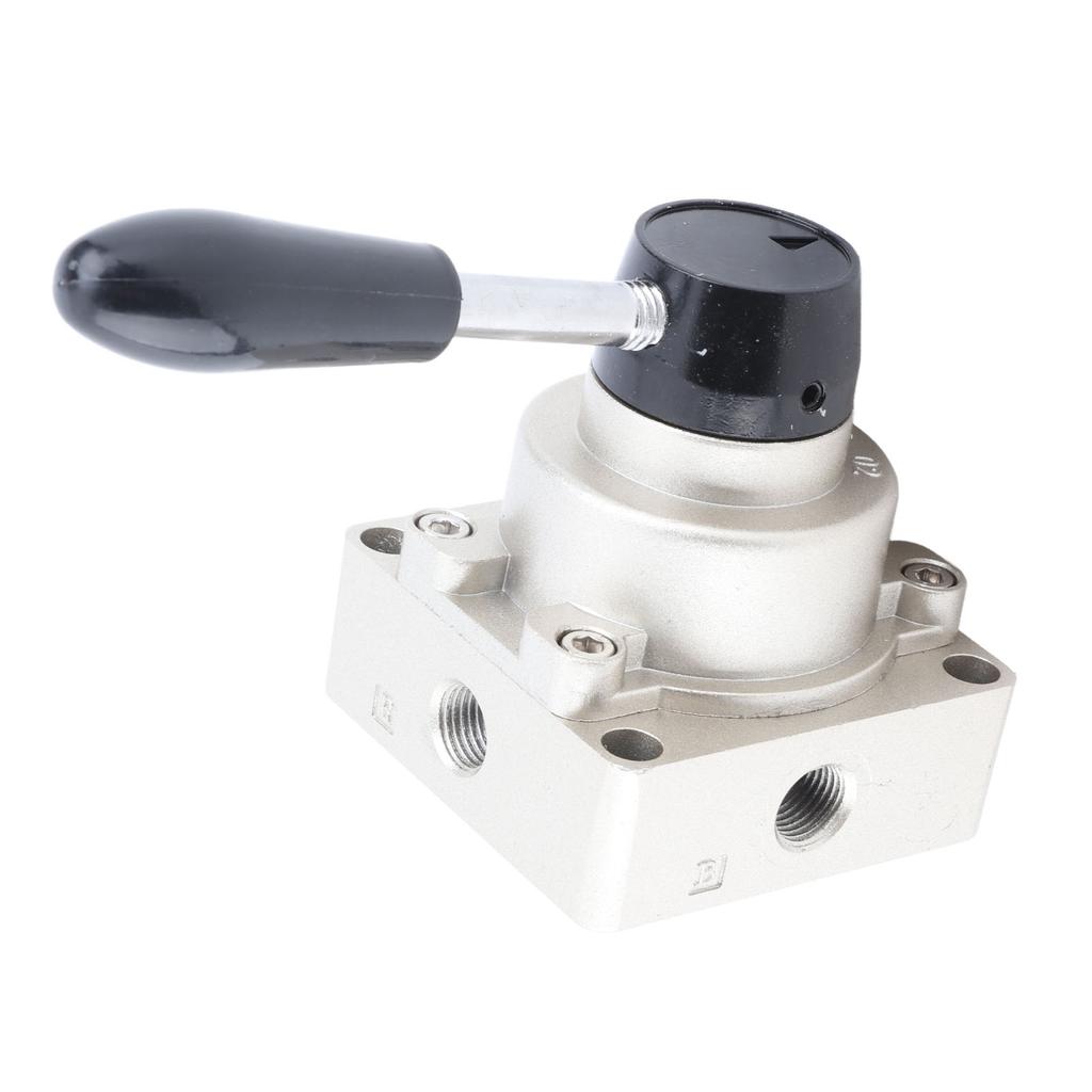 Пневматический ручной клапан с поворотным рычагом, 3 положения, 4 порта, переключатель управления потоком, аксессуар