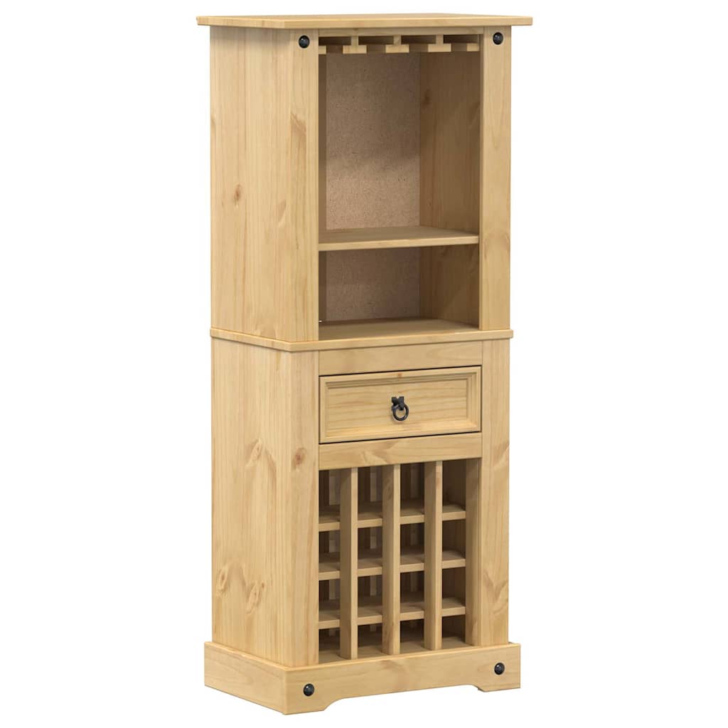 Corona Wine Rack 56 x 35 x 134.5 cm Solid Pine Wood