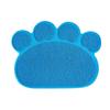 Paw Shape Cat Dishes Placemat Non-slip Cat Litter Box Mat Durable Pet Feeding Mat