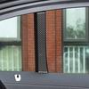 For BMW 7 Series G11 G12 2015- Real Carbon Fiber Sticker Rear window C-pillar Panel strip Car ide decorative Accessories