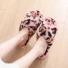 Fashion Women House Slippers Fur Fashion Warm Shoes Woman Slip On Flats Female Slides Cozy Home Furry Slippers