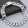 Men's Necklaces Heavy Polished Brushed Stainless Steel 31MM Width Curb Cuban Link Chain HipHop On Neck Chains Jewelry for Man