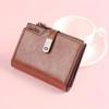 Мини-кошелек, многофункциональный держатель для карточек, сумка для документов с зажимом для денег, тройная сумка для карт, модный универсальный кошелек для монет на молнии
