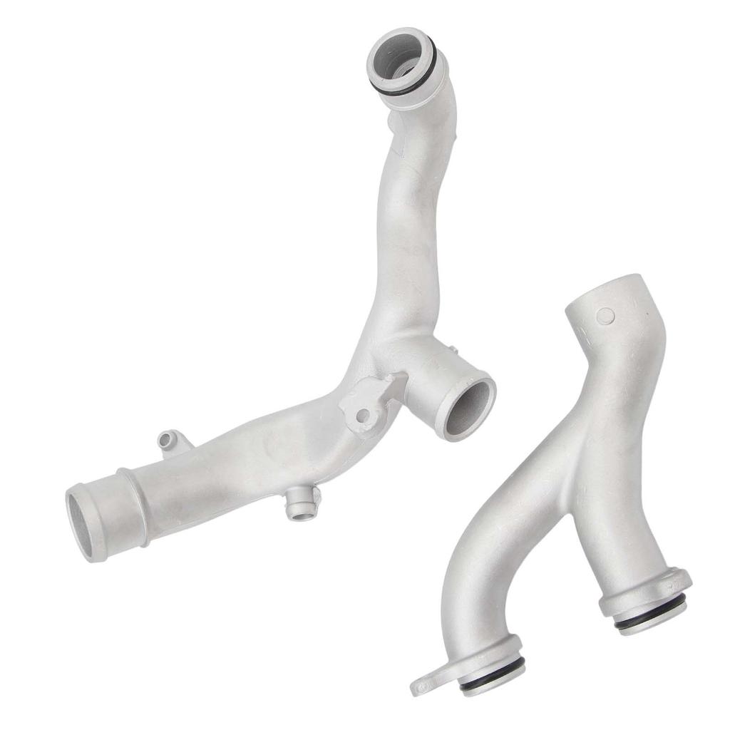 Патрубки выхода охлаждающей жидкости LR090630 Алюминиевый сплав Патрубки системы водяного охлаждения радиатора Комплект для замены для Jaguar F‑Type