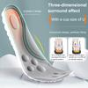 2 Pairs Memory Foam Sports Insoles for Men Women Breathable Shock Absorption Shoe Inserts Trim-to-Fit Ergonomic Foot Support Inserts