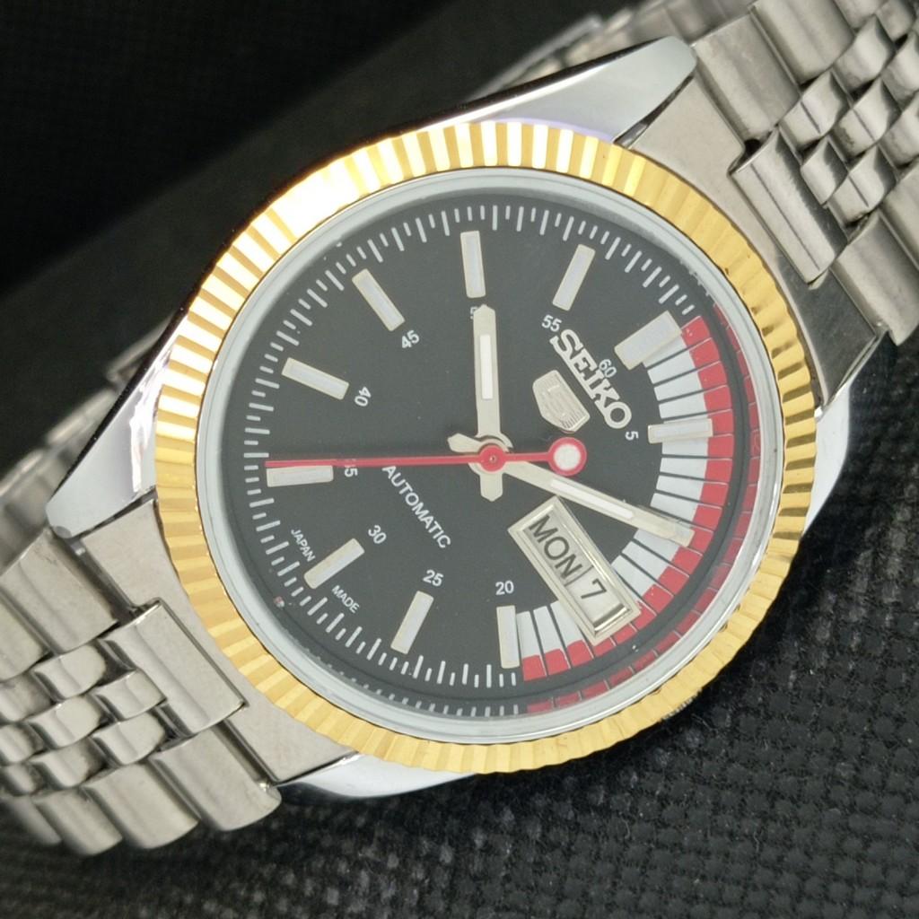 ВОССТАНОВЛЕННЫЕ SEIKO 5 PRESIDENT AUTOMATIC MENS JAPAN WATCH BACK 575a-a304857-2