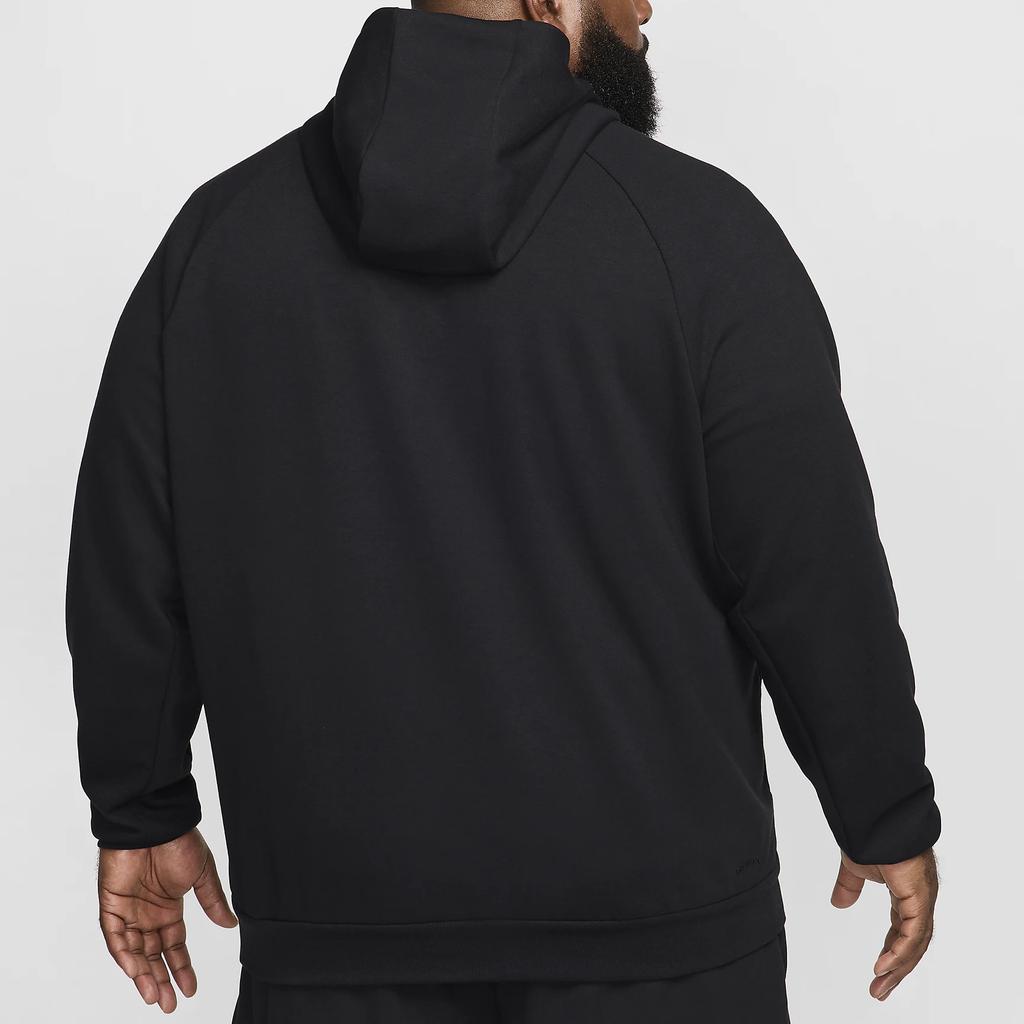 Nike Основная Dri-FIT UV пуловер универсальная толстовка с капюшоном мужские толстовки черные FZ0969-010