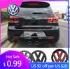 Для VW Volkswagen Jetta MK5 Golf 2 шт. Автомобильная передняя решетка / Задняя крышка эмблемы Накладки Наклейка с логотипом Для Volkswagen VW POLO Scirocco GOLF 5