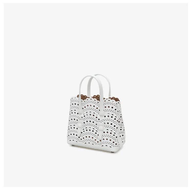 Женская сумка кроссбоди из натуральной кожи, ручной выделки, с лазерной резкой