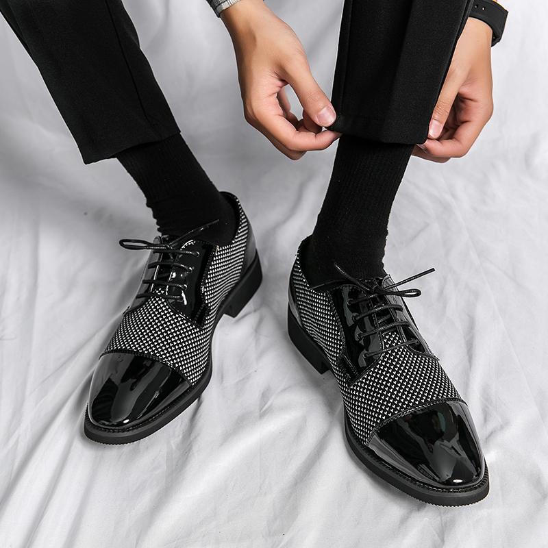 Модные роскошные модные мужские оксфордские деловые туфли из кожи, дизайнерские официальные туфли для мужчин, мокасины, туфли на плоской подошве, мужские свадебные повседневные туфли