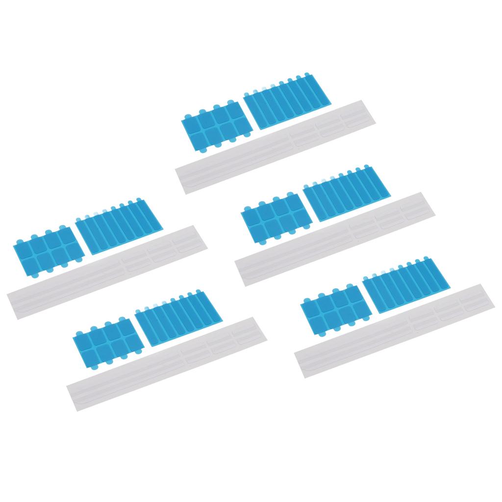 5 Set Privacy Screen Replacement, Adhesive Strips and Slide Mount Holder Tabs for Computer