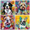 DIY Алмазная картина Собака Красочная ручная работа Подарочная вышивка крестиком Набор для вышивки животных Мозаика для украшения дома