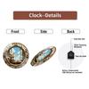 Subtle and Sophisticated 30cm Diameter Glass Wall Clock with Slim Profile
