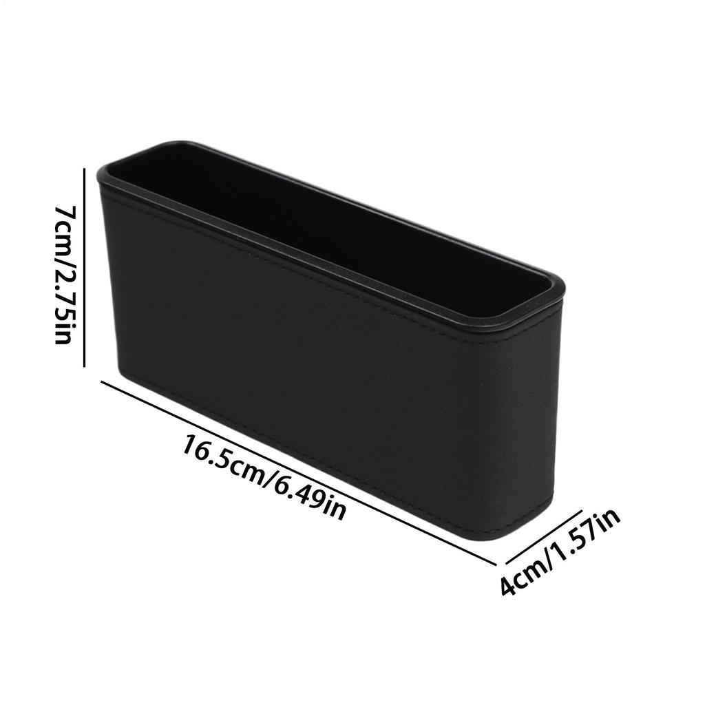 Adhesive Back Seat Organizer Space Saving Car Storage Box Vehicle Interior Organizer for Phone Key Card Sunglasses Accessories